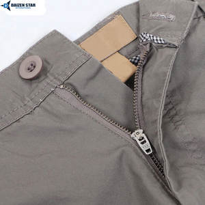 Shorts cargo décontractés pour hommes en toile unie respirante, taille haute avec cordon de serrage, poches fonctionnelles, séchage rapide, écologiques, pour la randonnée - Product Image 4