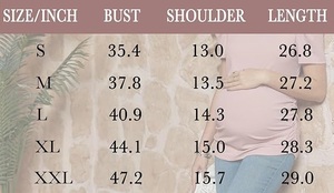T-shirt de maternité personnalisé à manches courtes et col rond 100 % coton pour femme, respirant et uni, pour l'allaitement et la grossesse - Product Image 5