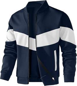 Unisex Casual Spring Satin Windbreaker 100% Cotton <b>Waterproof</b> Breathable Quick Dry <b>Thin</b> Athletic High Quality Varsity <b>Jacket</b> - Product Image 1