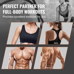 Corda da Battaglia Pesante da 1,5 Pollici di Diametro e 30 Piedi di Lunghezza, Attrezzatura per Esercizi in Poliestere per Palestra Domestica - Product Image 5