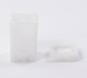Ensemble de salle de bain moderne en résine marbrée écologique, 7 pièces, porte-savon et boîte à mouchoirs carrés, décoration pour la maison - Product Image 5