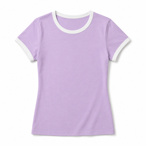 Camisetas de Mujer 100% Algodón, Estilo Holgado, Casual, Cortas, con Estampado - Product Image 3