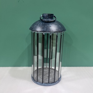 Modern Metal Glass <b>Candle</b> Lantern Decorative <b>Hurricane</b> Lantern for Home Garden Wedding Decor - Product Image 3