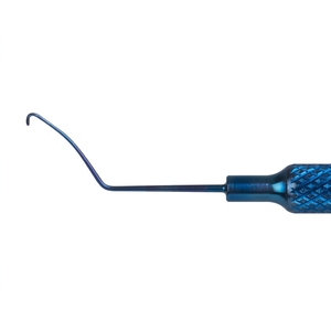Instrument microchirurgical ophtalmique professionnel réutilisable en titane de haute qualité, type Steinert II, avec pointe courbée de 10 mm - Product Image 5