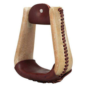 Estribos de Silla de Montar Occidental Personalizados, Estribos Clásicos de Madera con Herrajes de Latón, Tamaño Estándar, Duraderos - Product Image 1