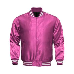 เสื้อแจ็คเก็ตวาร์ซิตี้สีแดงเลือดหมูสำหรับผู้ชาย คอปกพับได้ ทรงปกติ ผลิตจากโพลีเอสเตอร์ เหมาะสำหรับใส่ลำลองในฤดูใบไม้ร่วง - Product Image 1
