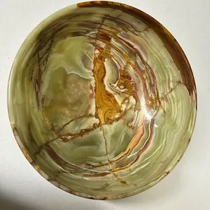 Cuenco de ónix premium, cuenco de piedra natural, cuenco decorativo de lujo, cuenco artesanal de piedra, elegante, precio de mayoreo. - Product Image 5