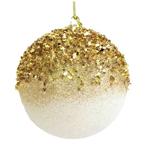 Varios colores y 2 tonos Lentejuelas Acabado brillante Adorno para árbol de Navidad Bola Suministro de decoración de vacaciones - Product Image 6