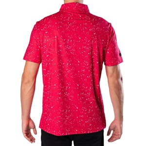 Custom logo Stiff <b>Collar</b> Golf Tee <b>Shirts</b> Funny Pattern Polyester Spandex Quick Dry Man Golf Polo <b>T</b>-<b>shirt</b> <b>Shirts</b> - Product Image 6