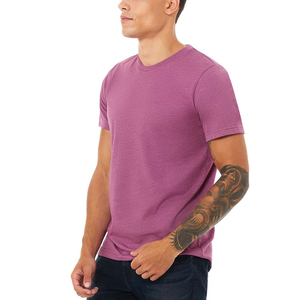 T-shirt léger à col rond 100 % coton pour homme, imprimé sérigraphié sur le devant, écologique, respirant, style streetwear estival, haute qualité - Product Image 2