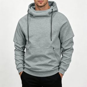 Sudaderas con Capucha para Hombre, Cuello Tipo Capucha, Cordón Ajustable, Manga Larga, Corte Holgado, Estilo Casual para Otoño e Invierno - Product Image 5