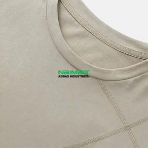 เสื้อยืดคอกลมพรีเมียมทรงหลวมสบายๆ สำหรับผู้ชาย ระบายอากาศได้ดี ผ้าฝ้าย 100% ใส่สบายในฤดูร้อน เสื้อยืดเปล่า สามารถปรับแต่งได้ - Product Image 6