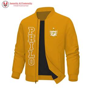 Chaqueta Varsity de Satén con Bordado Invernal - Color y Logotipo Personalizables, Diseño en Blanco, Servicio OEM al por Mayor - Product Image 1