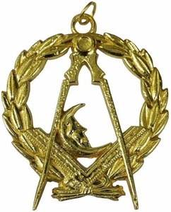 พลอยเทียมแบบโลหะสีเหลืองทองปลอกคอทรงโค้งสำหรับนักบวชชั้นสูงผ่านมาแล้ว - Product Image 4