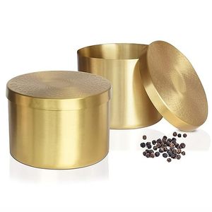 Handmade High End Quality Brass Container Low Cost Storage <b>Jar</b> for Kitchen Spices Dry Fruits and Daily Use By - Product Image 2
