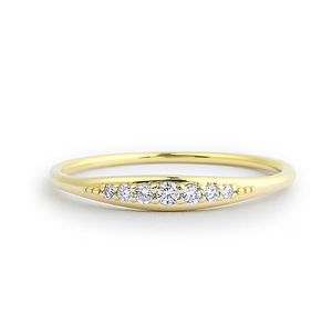 แหวนแต่งงานและงานเลี้ยงชุบทองคำขาว 14K โรสโกลด์ ประดับเพชรแล็บโกรว์แบบซ่อนรูปทรงฮาโล ได้รับการรับรองจาก IGI - Product Image 1