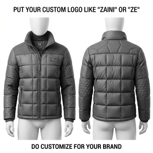 Chaqueta Acolchada de Invierno ZAINI Premium, 150 GSM, Poliéster, con Capucha, Camuflaje, Impermeable, Resistente al Viento, Teñida, Acolchado Horizontal - Product Image 1
