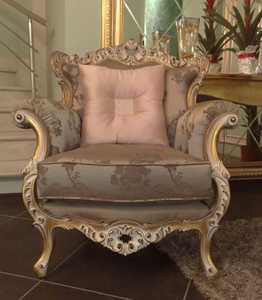 Traditional Hand Carved Solid Wood Living Room <b>Sofa</b> Set <b>Fabric</b> Upholstered Royal Classic Antique <b>Sofa</b> set For Home Villa Wedding - Product Image 6