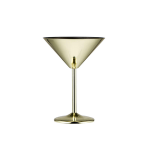 Verre à champagne personnalisé en acier inoxydable 304 de 240 ml, coupe à martini de luxe, gobelet à vin pour cuisine, bar, fête, mariage - Product Image 6