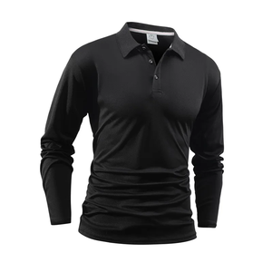 Nouveau polo pour homme, ample, confortable et tendance, polyvalent pour les tendances printemps-automne, haut de qualité et confortable - Product Image 6