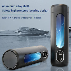 Generador de Agua Hidrogenada Eléctrico Frío, 5000 PPB, Ionizador de Agua Portátil para Uso en Exteriores y en el Automóvil - Product Image 1