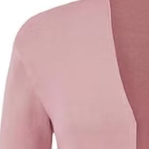 <b>Women</b> Pink White Blue Color Block Long <b>Cardigan</b> Open Front Long Sleeve Pocket Casual Knit <b>Sweater</b> Coat Elegant Ladies Outerwear - Product Image 3