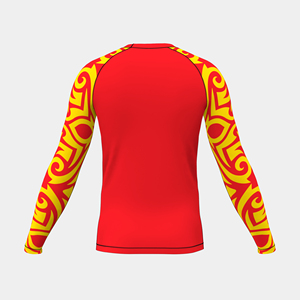 Men's BJJ Rash Guard Long Sleeve MMA Compression Top Legal <b>Grappling</b> Training Wear High Elasticity USA Europe Top - Product Image 6