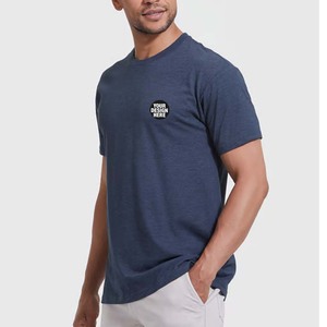 T-shirt personnalisé OEM en mélange de polyester, coton et rayonne 50/25/25 – Qualité supérieure – Vêtements en gros - Product Image 1