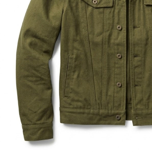 Veste en toile personnalisée, fabricant OEM ODM, toile de coton robuste, étiquette privée, production en gros, vêtements de travail durables de qualité - Product Image 3
