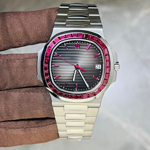 Montre Classique Personnalisée pour Homme, Montre Sertie de Diamants de Laboratoire, Bijoux Hip Hop Incrustés de Diamants, Meilleure Qualité, Prix de Gros - Product Image 5