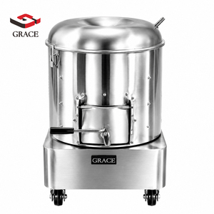 GRACE Máquina Peladora de <span class=keywords><strong>Papas</strong></span> Eléctrica de Pie con Tapa y Ruedas para Cocina Industrial y Restaurante - Product Image 4