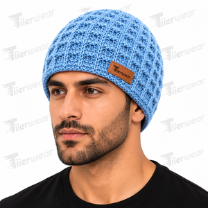 <b>Mens</b> <b>Beanie</b> <b>Hats</b> Travel Winter Lightweight Soft Knit Fabric Packable Winter Cap Comfortable Stretch Fit <b>Beanies</b> Caps - Product Image 2