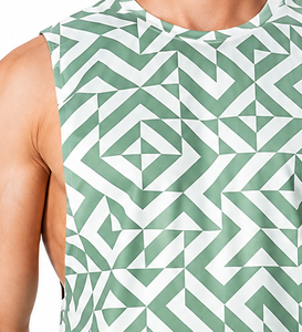 <b>Mens</b> Stringer <b>Singlet</b> Lightweight Athletic Tank Top Sleeveless Gym Fitness Workout Training Wear <b>Mens</b> OEM ODM Stringer <b>Singlet</b> - Product Image 6