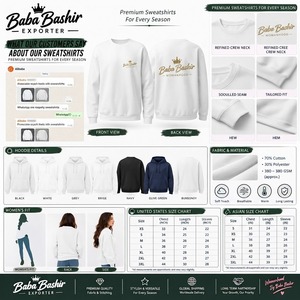 Sudadera de cuello alto negra para mujer con cremallera de un cuarto, estampado de letras BBE, manga larga, de algodón, con logo frontal, antiarrugas - Product Image 3