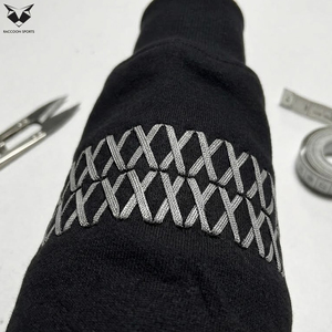 Survêtements simples personnalisés avec logo imprimé 2026, service OEM, qualité supérieure respirante, survêtements pour hommes avec couleur contrastée - Product Image 5
