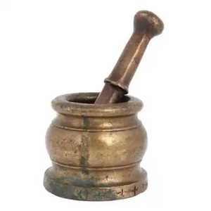Ensemble pilon et mortier en bois robuste, résistant au lave-vaisselle et au four, étanche, qualité alimentaire, réglable en finesse pour épices et herbes - Product Image 3