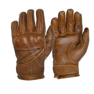 ถุงมือมอเตอร์ไซค์หน้าจอสัมผัสสำหรับแข่งรถ ผลิตจากโรงงาน คุณภาพพรีเมียม ทำจากหนังแท้ มีจำหน่าย - Product Image 4