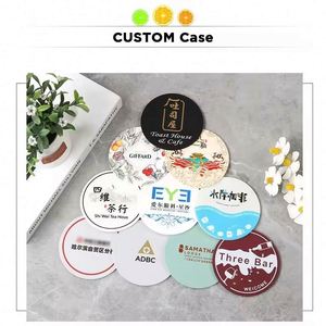 Pvc Soft Rubber Silicone Coasters Manufacturer Wholesale <b>Personalized</b> Printed Logo Coaster for Hotel Promo Business Gift - Product Image 4
