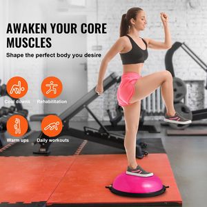 Palla da Yoga da 26 Pollici con Capacità di 1500 libbre, in ABS e PVC, con Bande di Resistenza, Mezza Palla per Allenamento dell'Equilibrio - Product Image 2