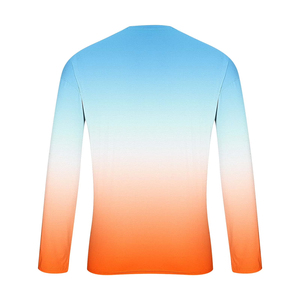 Men Quick Dry Long Sleeve Shirt Moisture Wicking Sun Protection Gym Wear Weightlifting T-Shirt For Workout <b>BY</b> Pakistan - Product Image 4