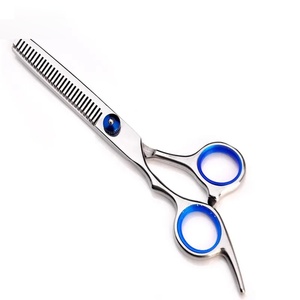 Tijeras de Adelgazamiento Profesionales de Acero Inoxidable con Punta Afilada para Diestros, Uso en Salón de Peluquería, Mango Largo de Plástico Ryzer - Product Image 4