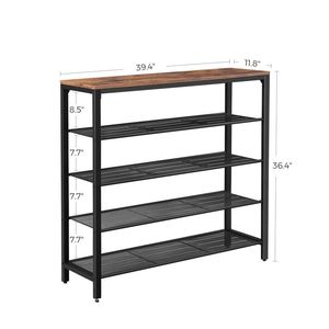 Large Capacity Iron <b>Shoe</b> <b>Rack</b> <b>Storage</b> Unit For Family Use Entryway Closet And Bedroom <b>Shoe</b> Organizer - Product Image 3