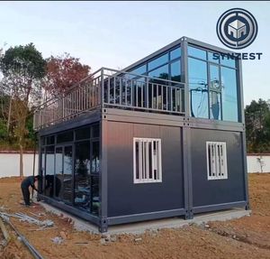 Casa Móvil de 2 Pisos con Certificación CE, Casas Modulares Prefabricadas de Ensamblaje Rápido para Cafeterías, Hoteles <span class=keywords><strong>y</strong></span> Villas - Product Image 3