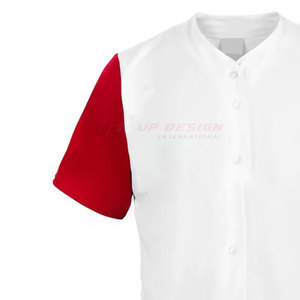 Up Design <b>International</b> Factory Made Unique Design Short Sleeve Breathable Baseball Jersey Custom Logo Printed for Unisex - Product Image 4