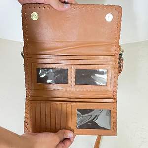 Cartera Larga de Cuero con Diseño Floral de Lujo para Mujer, de Cuero Vacuno Genuino, con Bloqueo RFID, para Efectivo, Tarjetas y Monedas, Bolso de Mano para Viaje - Product Image 6