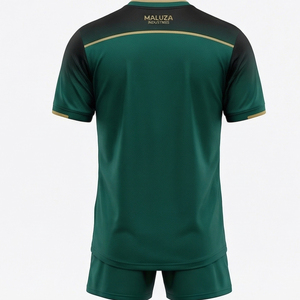 Conjunto de entrenamiento de fútbol para hombre, camiseta de fútbol ligera, pantalones cortos, uniforme deportivo de alto rendimiento para gimnasio, equipación de equipo MALUZA INDUSTRIES - Product Image 3