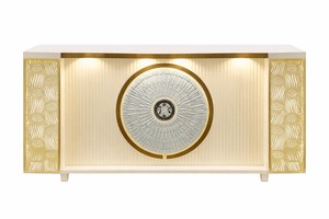 Mostrador rectangular de acero inoxidable con LED para catering - Product Image 3