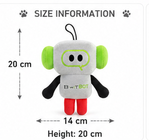 Pequeño Robot de Peluche, Muñeco de Peluche Suave, Cojín de Peluche Velboa, Regalo Personalizado, OEM, Venta al por Mayor - Product Image 2