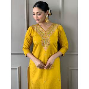 ชุดสำหรับผู้หญิงชุดปาร์ตี้ที่สวยงาม-ขนาด XL ด้านบนด้านล่างและ dupatta - Product Image 3