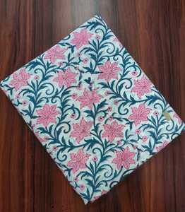 Tela india estampada a mano, hermosa tela decorativa hecha a mano con estampado floral, tela de algodón para confección de vestidos, textiles para el hogar, estampado personalizado - Product Image 5